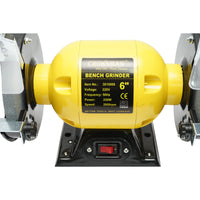 Smerigliatrice da banco 250W, disco abrasivo 220V 150x16x12,7mm, velocità di rotazione 2950rpm Crownman