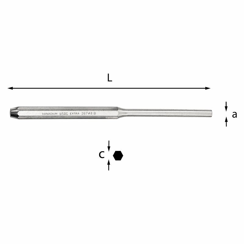 Cacciaspine Usag Vanadium extra 367 diametro 3 mm