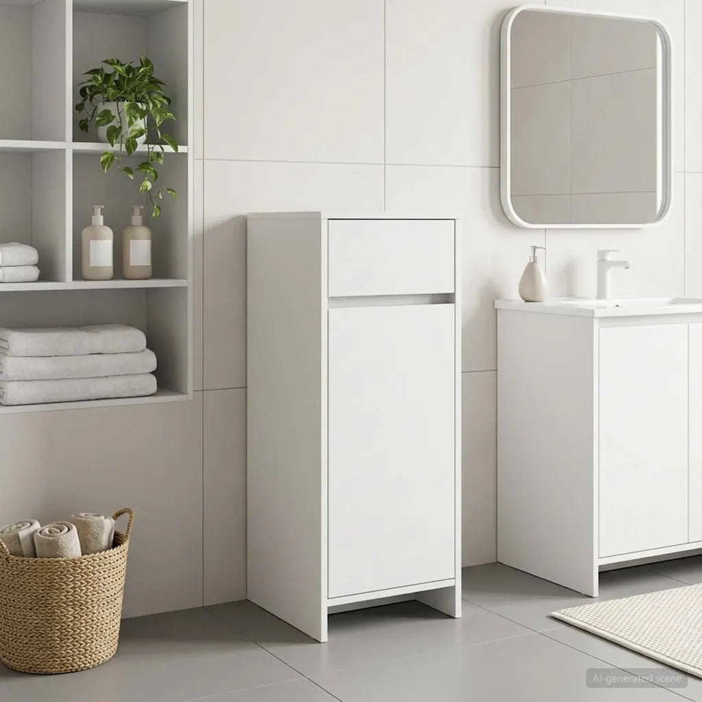 Mobile da Bagno Bianco 35 x 36,5 x 85 cm Legno ingegnerizzato 890744