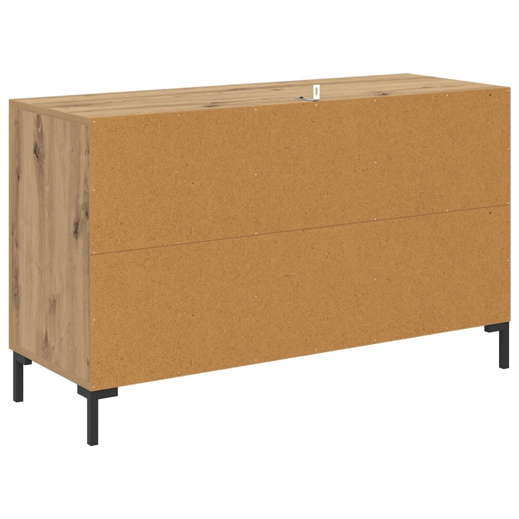Credenza | Madia | Buffet da pranzo | Armadio da pranzo Rovere artigianale 100 x 36 x 60 cm Legno multistrato