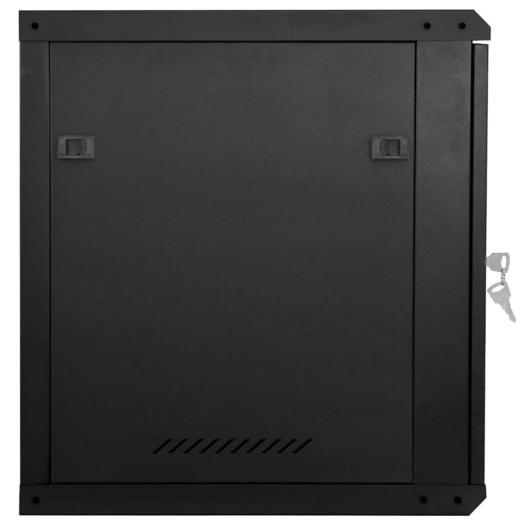 Armadio di rete industriale dal design moderno unità di stoccaggio 60 x 60 x 50 cm acciaio nero 02_0059067