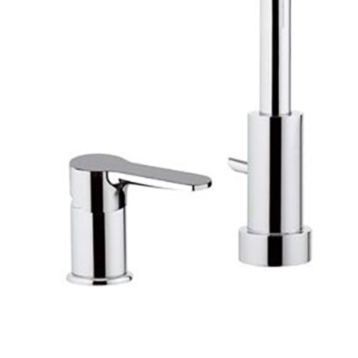 Miscelatore bordo vasca minimale con doccetta - serie winner