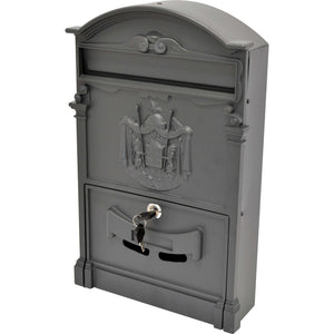 Cassetta postale alluminio pressofuso verniciata c