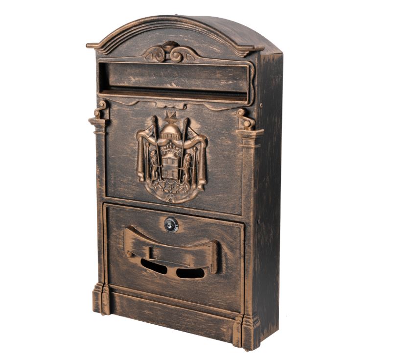 Cassetta postale alluminio pressofuso verniciata c