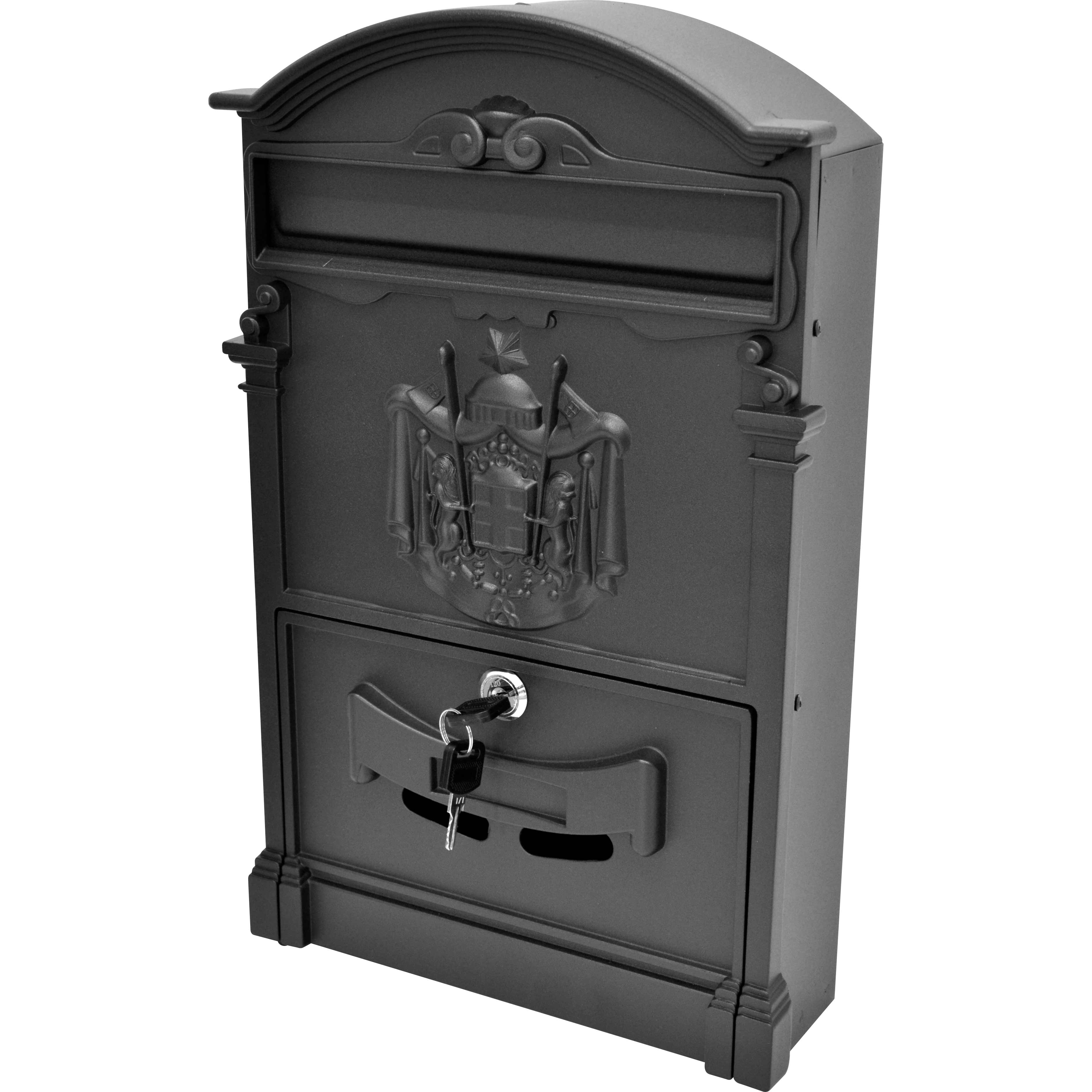 Cassetta postale alluminio pressofuso verniciata c