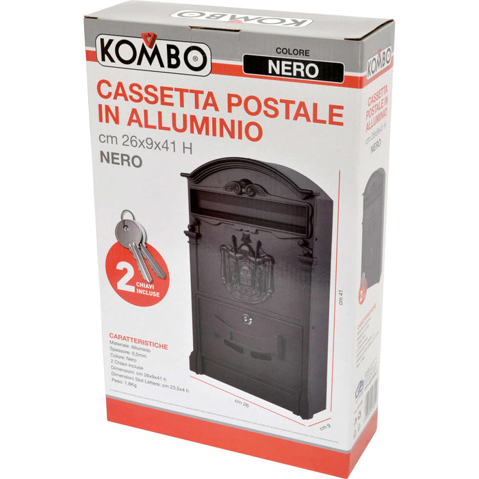 Cassetta postale alluminio pressofuso verniciata c