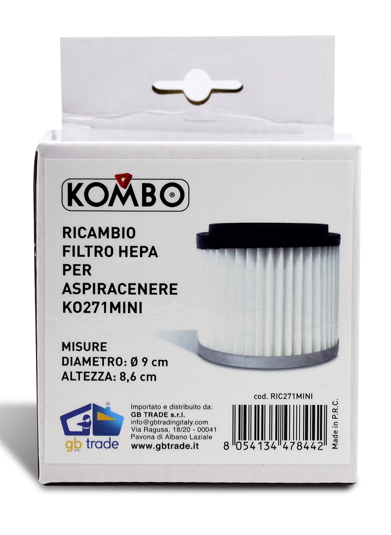 RICAMBIO FILTRO HEPA PER ASPIRACENERE 4lt