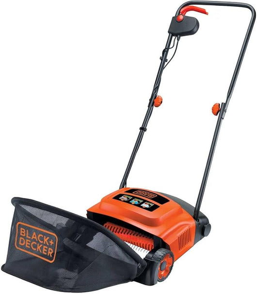 Black+Decker GD300-QS – Arieggiatore elettrico 600W per prati fino a 300 m²