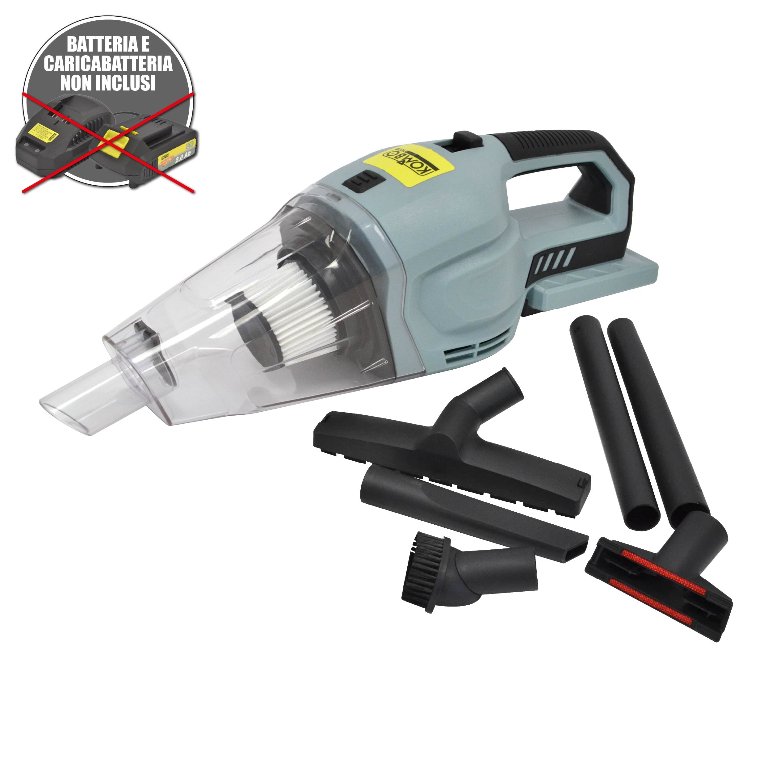 ASPIRATORE MANUALE KOMBO PRO 20V CORDLESS
