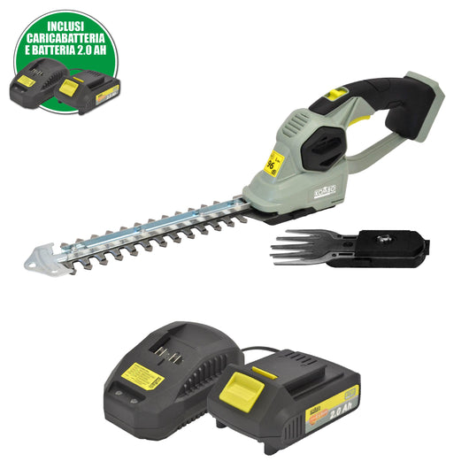 CESOIE PER ERBA E CESPUGLI BATTERIA KOMBO PRO 20V+KIT EASY2USE