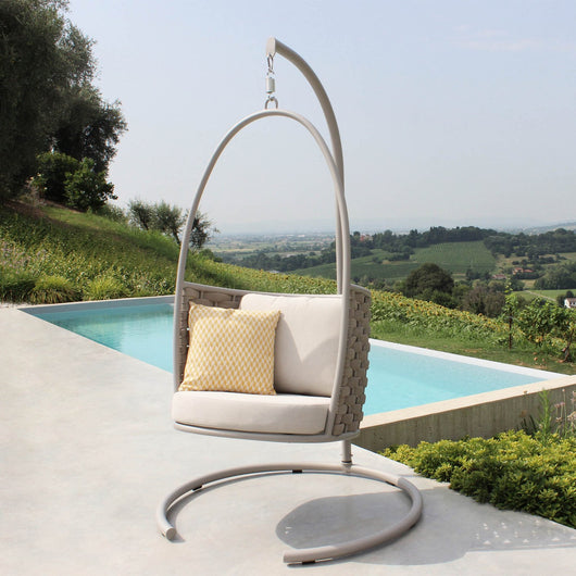 Poltrona dondolo sospesa da giardino - BASTET