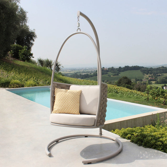 Poltrona dondolo sospesa da giardino - BASTET
