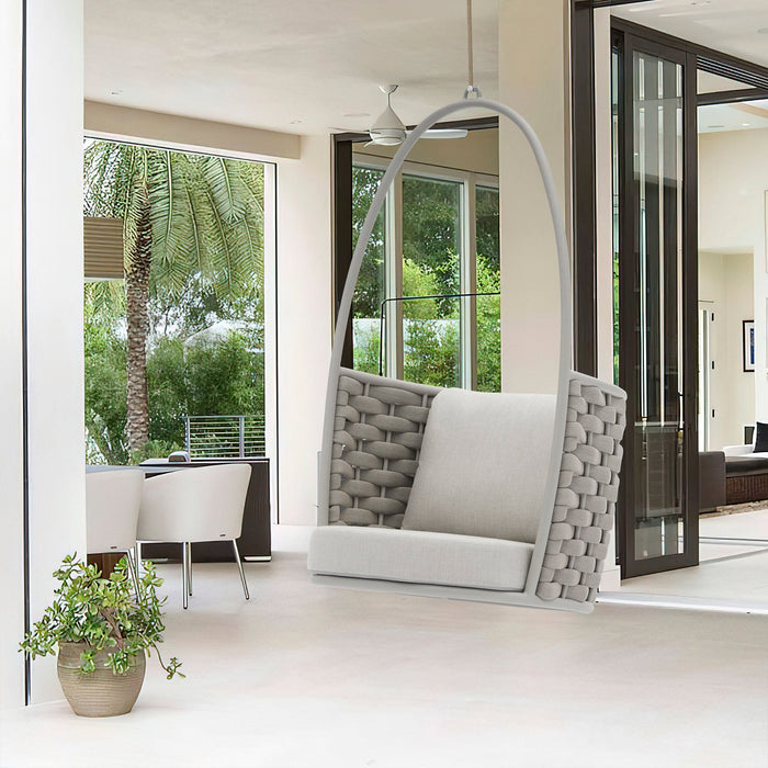 Poltrona dondolo sospesa da giardino - BASTET