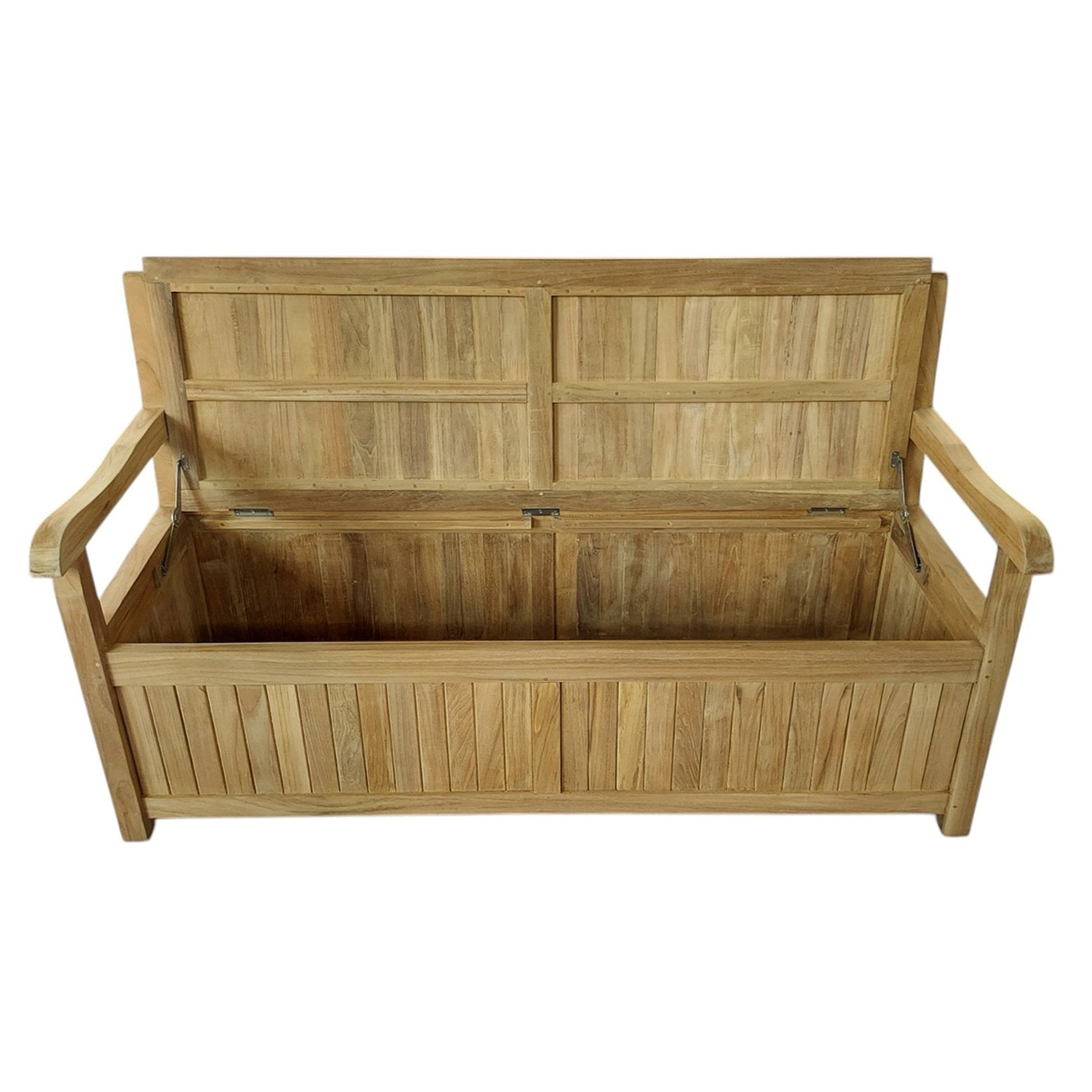 Cassapanca da giardino in legno di teak - MELPOMENE