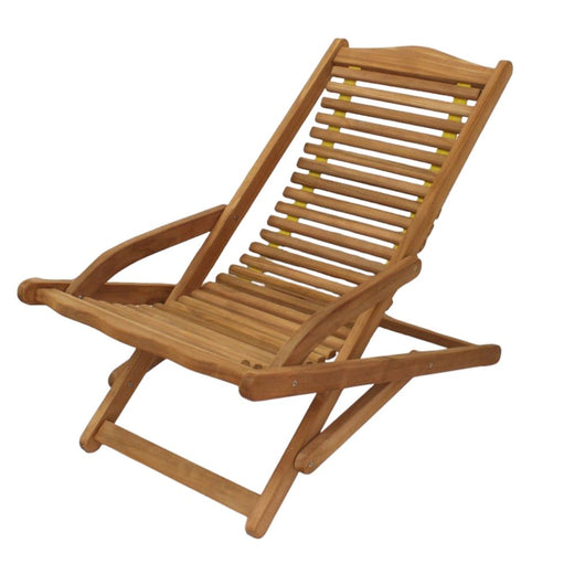 Sdraio pieghevole in legno di teak - MEGARA