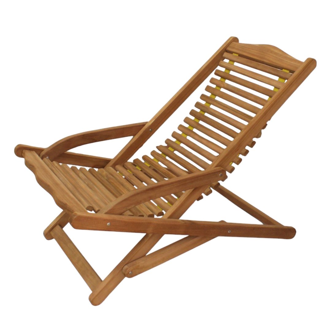 Sdraio pieghevole in legno di teak - MEGARA