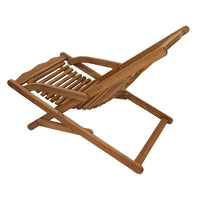 Sdraio pieghevole in legno di teak - MEGARA