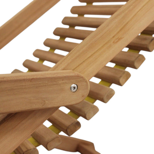 Sdraio pieghevole in legno di teak - MEGARA