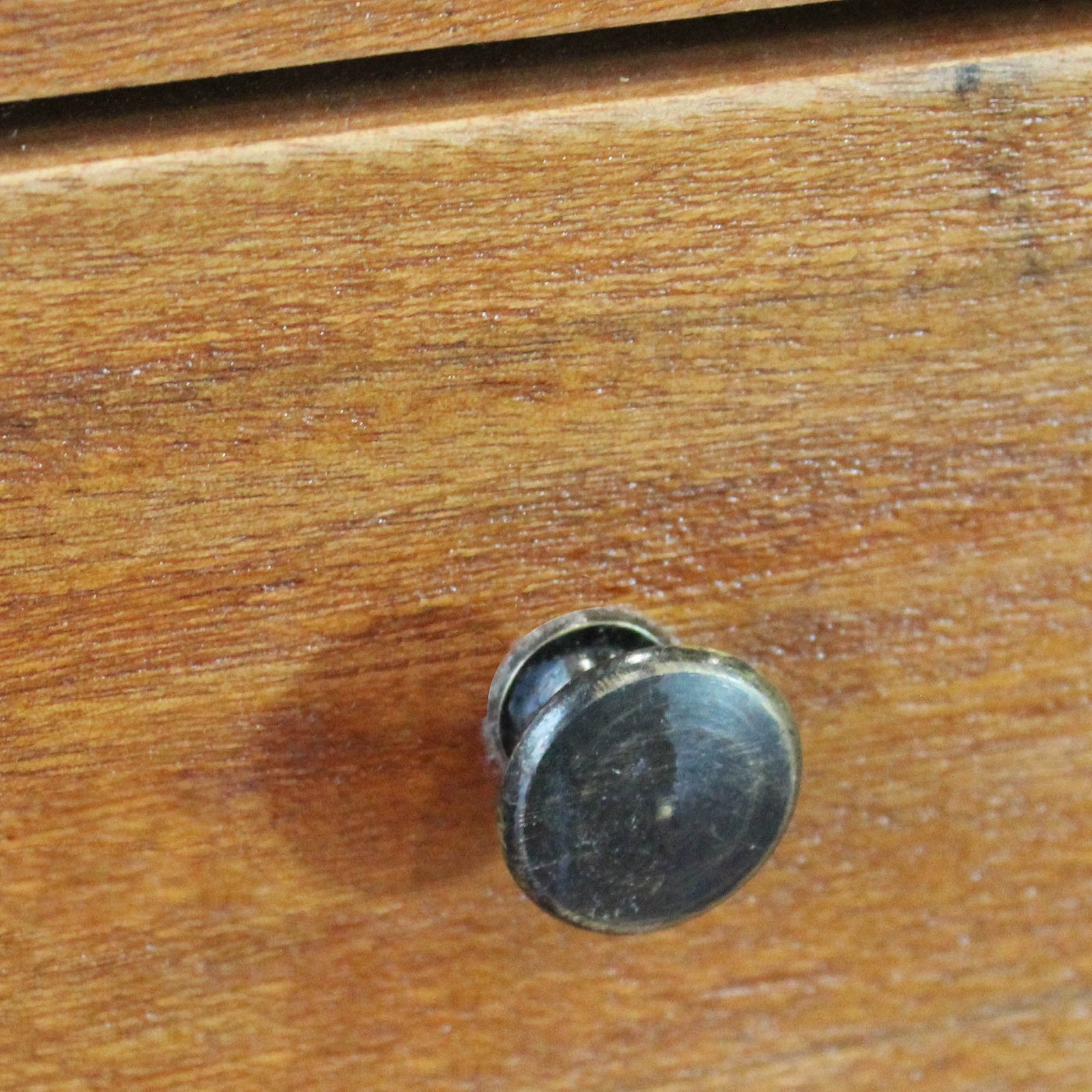 Comodino in legno rustico con cassetto - AURAEL