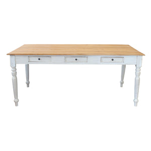 Tavolo da pranzo in legno 180x90 - SELKET