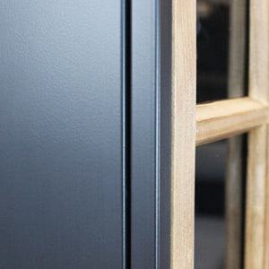 Vetrina industrial in legno di pino riciclato - PINE