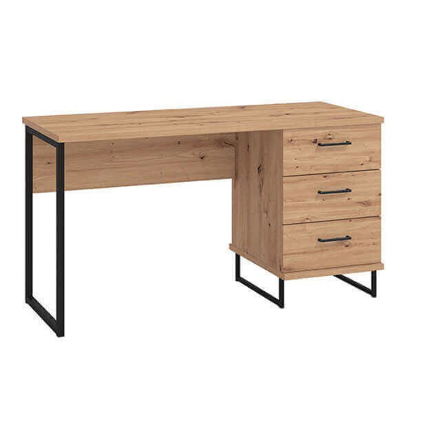 scrivania moderna con 3 cassetti cm 137 5x56x75 h - ZENWOOD