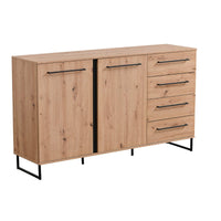 credenza con 2 ante e 4 cassetti cm 159x42x92 5 h - ZENWOOD
