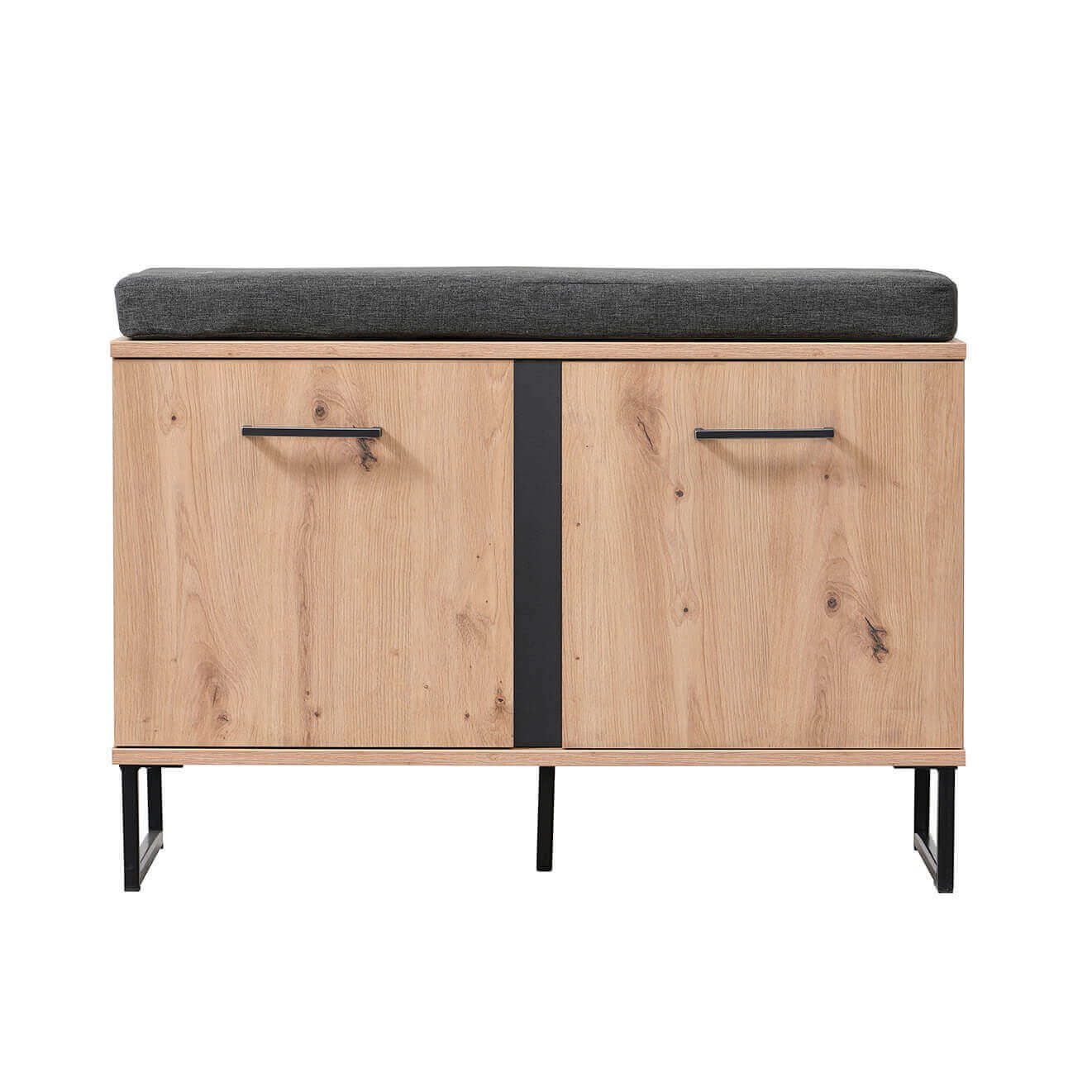 armadietto per ingresso con cuscino cm 84 5x35x54 5 h - ZENWOOD