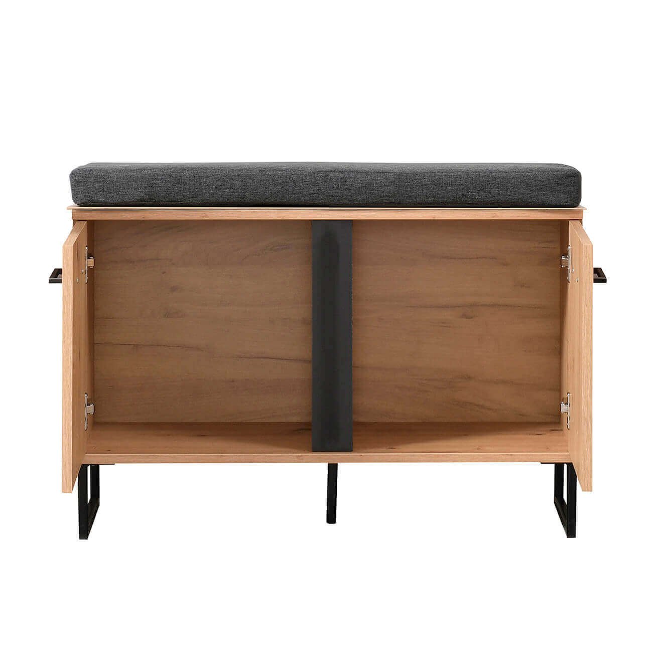 armadietto per ingresso con cuscino cm 84 5x35x54 5 h - ZENWOOD