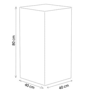 Cubo luminoso in Polipropilene cm 40x40x80 - DARIN