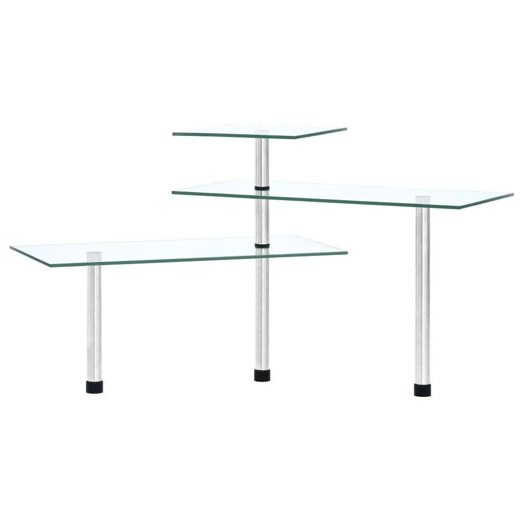 Scaffale da Cucina Angolare a 3 Livelli Vetro temperato CFW5175677