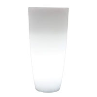 Vaso luminoso RGB con pannello solare cm 40x40x90 - LUCIUS