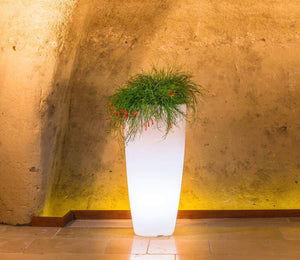 Vaso luminoso in Polipropilene cm 33x33x70 - LUCIUS