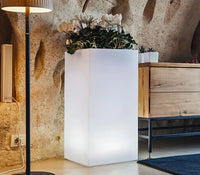 Vaso luminoso in Polipropilene cm 40x40x80 - KEVIN