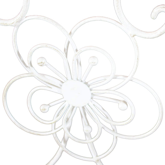 Scaffale 4 piani stile provenzale verniciato in Acciaio cm 60x31x158 - GRAHAM