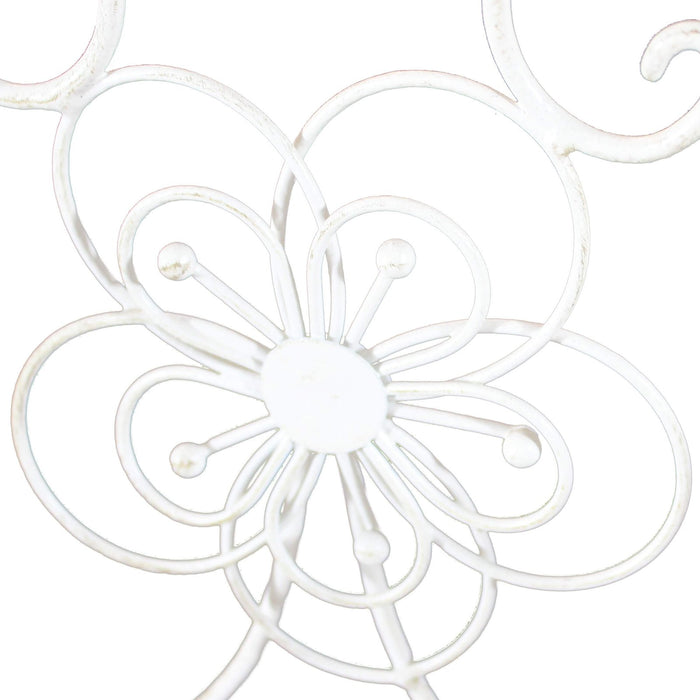 Scaffale 4 piani stile provenzale verniciato in Acciaio cm 60x31x158 - GRAHAM