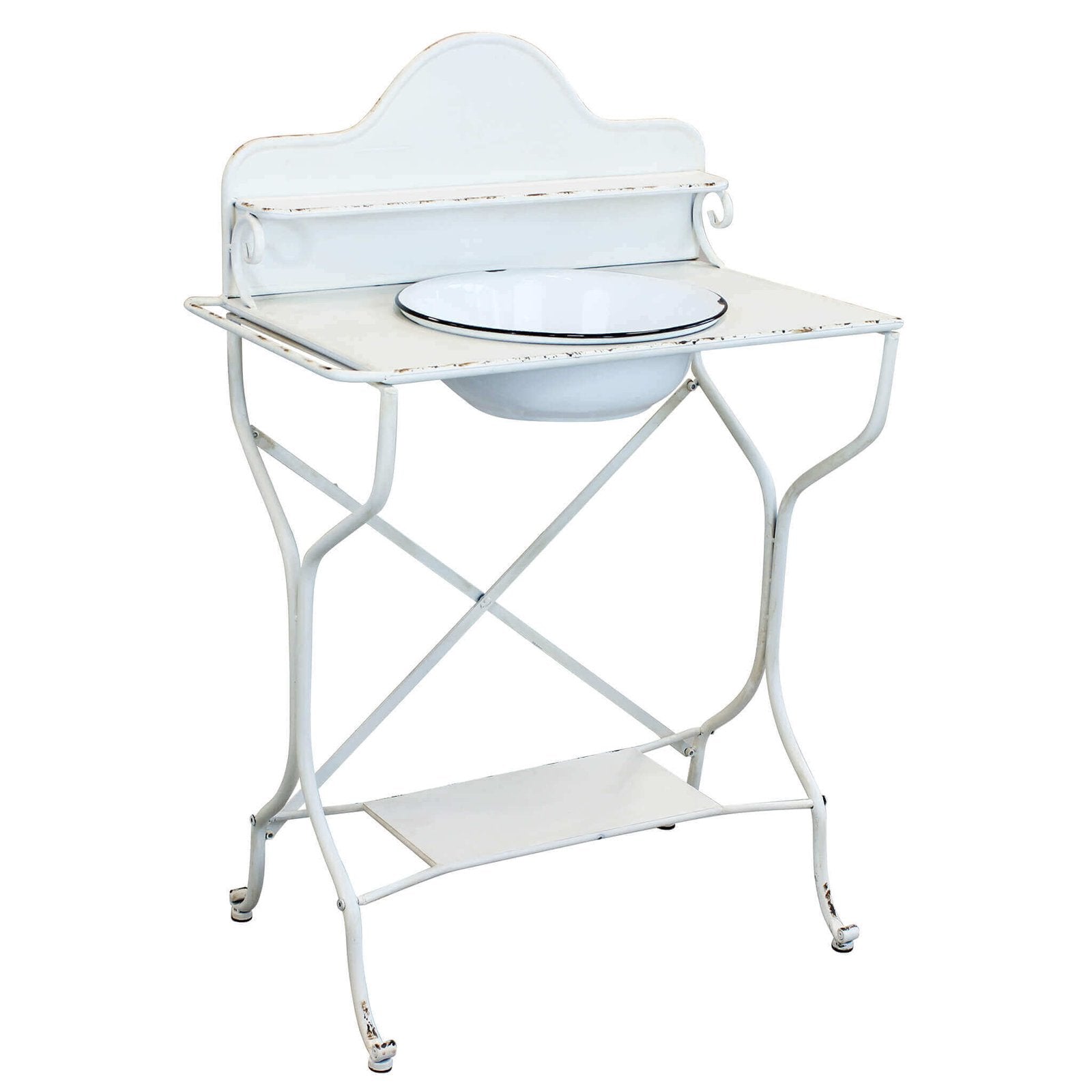 Catino di design iIndustrial in Acciaio cm 69x42x103 5 - CATY