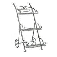 Eatagere bianco ossidato in Acciaio cm 37 5x51x81 - NARDI