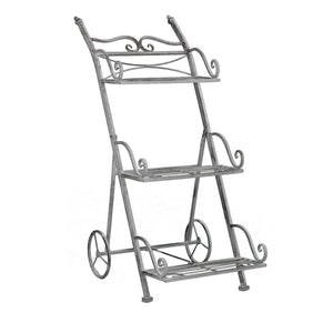 Eatagere bianco ossidato in Acciaio cm 37 5x51x81 - NARDI