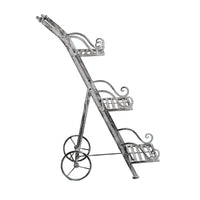 Eatagere bianco ossidato in Acciaio cm 37 5x51x81 - NARDI