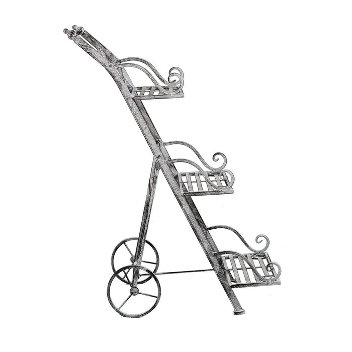 Eatagere bianco ossidato in Acciaio cm 37 5x51x81 - NARDI