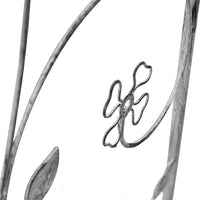 Arco decorativo bianco ossidato in Acciaio cm 135x47 5x230 - NARDI