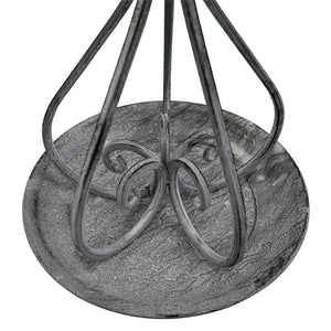 Portaombrelli bianco ossidato in Acciaio cm 29x29x68 - NARDI