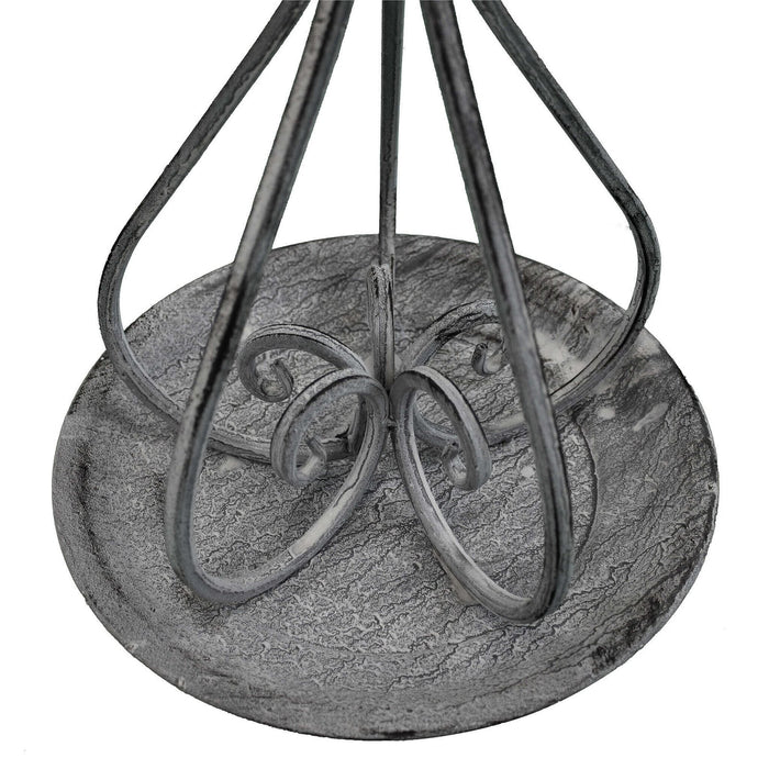 Portaombrelli bianco ossidato in Acciaio cm 29x29x68 - NARDI