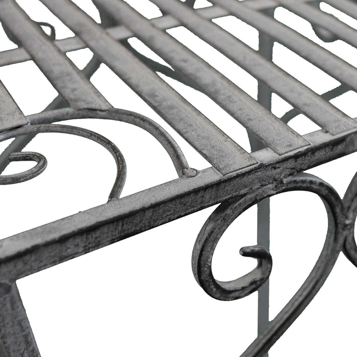 Set di 3 fioriere bianco ossidato in Acciaio cm 30x30x72 - NARDI