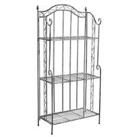 Eatagere bianco ossidato in Acciaio cm 60x32x128 - NARDI