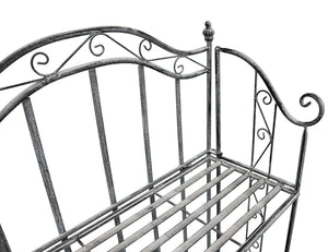 Eatagere bianco ossidato in Acciaio cm 60x32x128 - NARDI