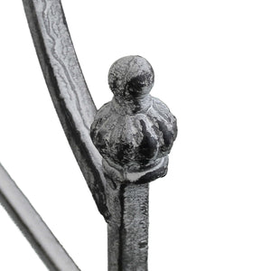 Eatagere 3 piani bianco ossidato in Acciaio cm 49x35x115 - NARDI