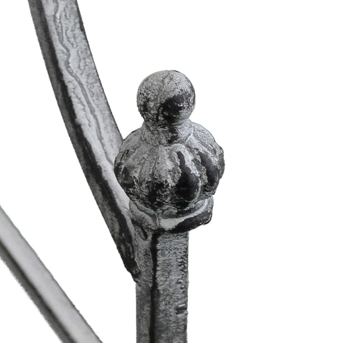 Eatagere 3 piani bianco ossidato in Acciaio cm 49x35x115 - NARDI