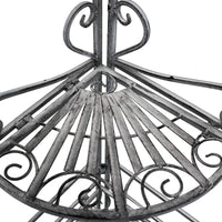 Eatagere 4 piani bianco ossidato in Acciaio cm 49x35x154 - NARDI